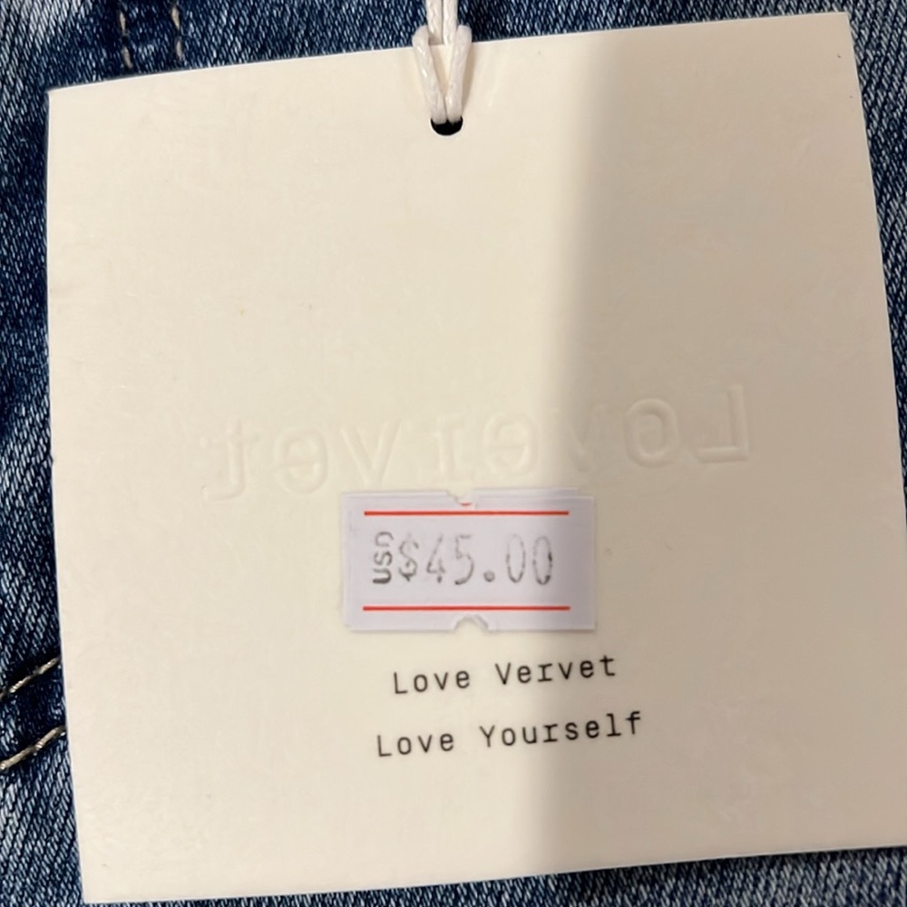 NWT Lovett high rise slim straight Blue Distressed Jeans - Picture 5 of 6